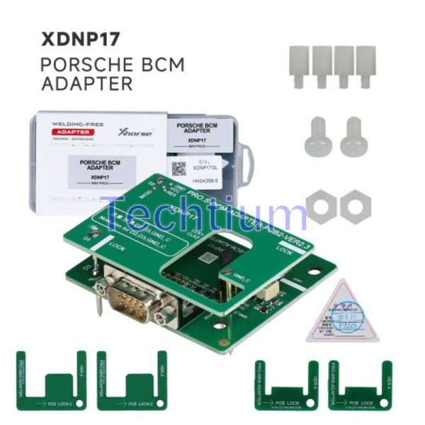 Xhorse XDNP17 Solder-Free Adapters for Porsche Work with VVDI Prog/ MINI PROG and KEY TOOL PLUS
